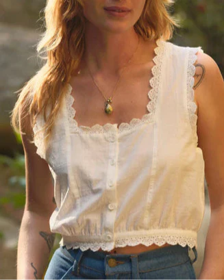 Helena Top in White